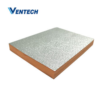 Hvac pre-insulated phenolic air duct panel